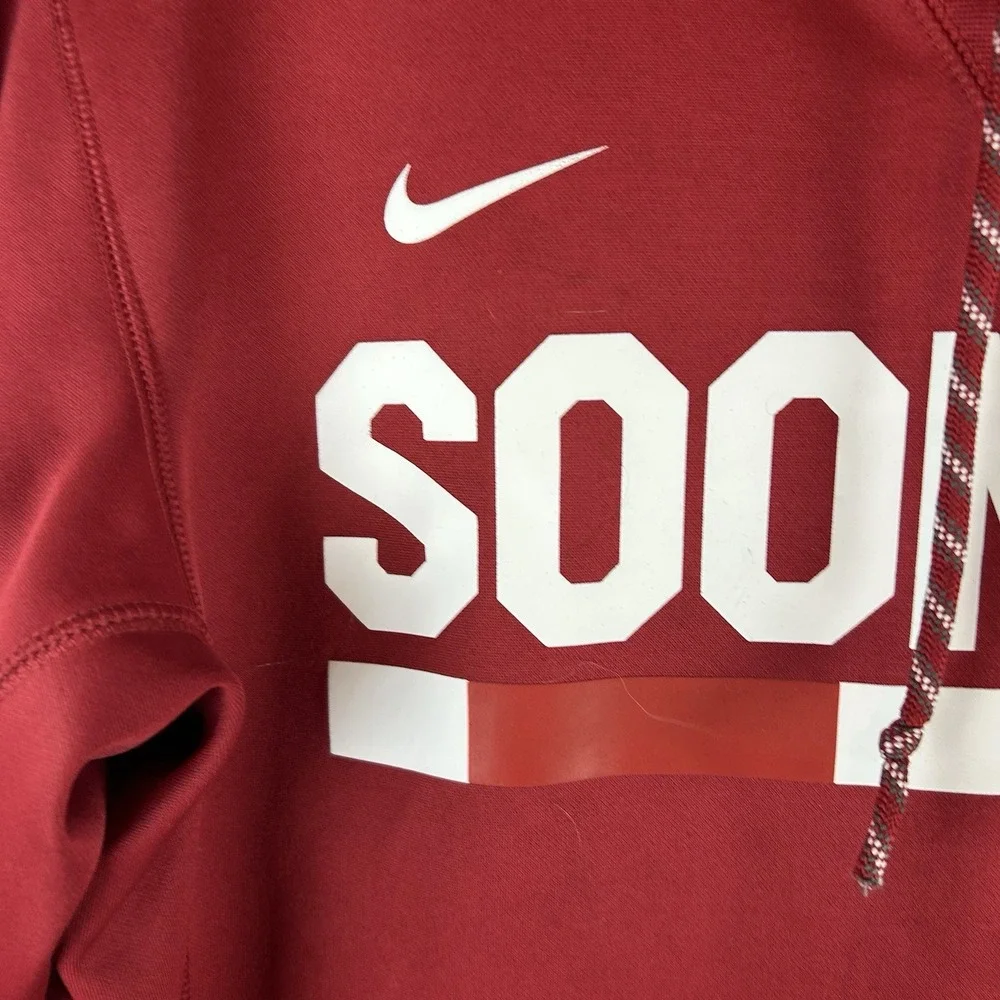 Oklahoma Sooners Nike OU Hoodie Men's Small Red Pullover Hoodie‎ 34454X-OK1